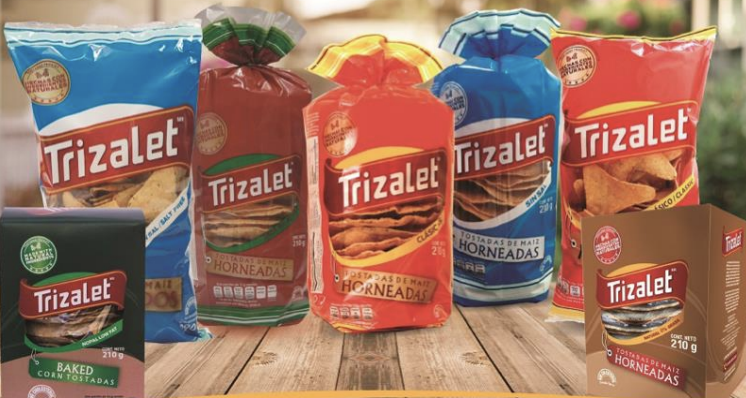 Tostadas Trizalet: tostadas familiares mexicanas distribuidas en Chile por COINSA